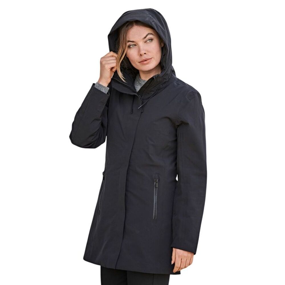 Tee Jays Womens/Ladies All Weather Jacket / Deep Navy - Picture 2 of 3